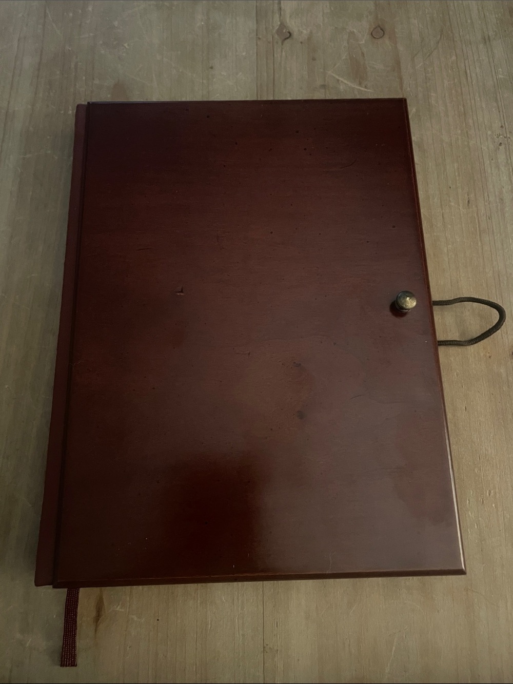 Antique Cherry Journal The Bombay Company. Never used with name plate to engrave